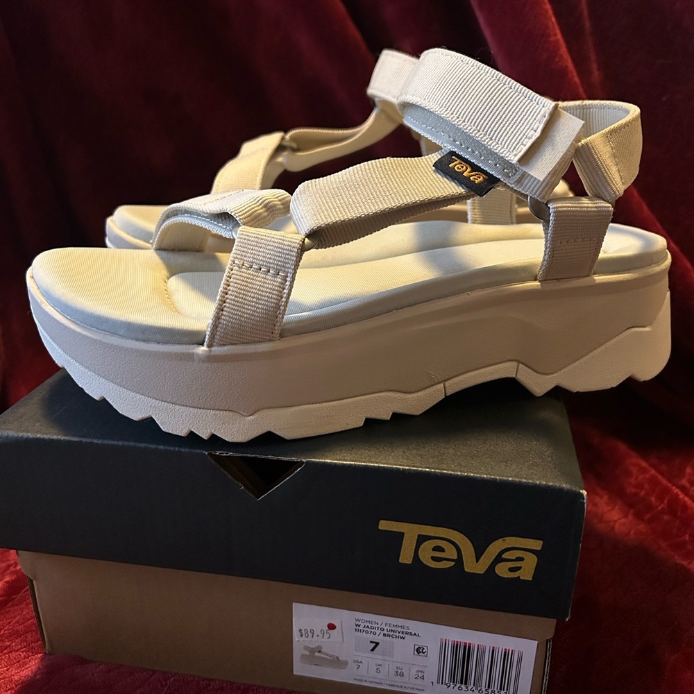 Teva Women’s Jadito Universal Strap Sandal in Beige